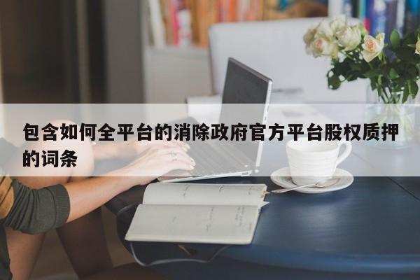 包含如何全平台的消除政府官方平台股权质押的词条